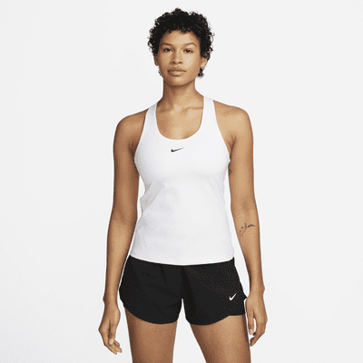 Camiseta de tirantes con bra deportivo con almohadilla de media sujeción para mujer Nike Swoosh