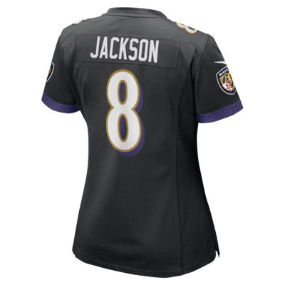 NFL Baltimore Ravens (Lamar Jackson) Women's Game Football Jersey