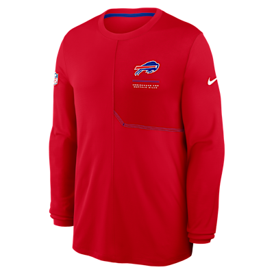Buffalo Bills Sideline Coach Men's Nike Dri-FIT NFL Long-Sleeve Top from Nike - $65