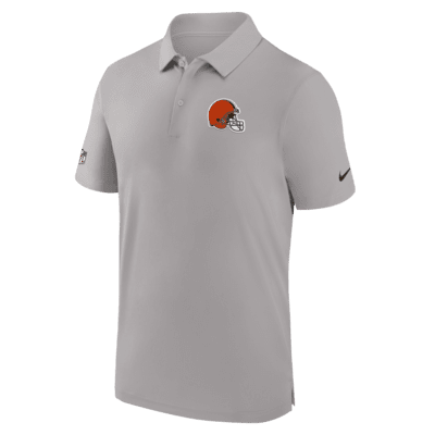 Nike Men's Dri-Fit Yard Line (NFL Cleveland Browns) Polo in White, Size: Medium | 00HT01RE93-06S