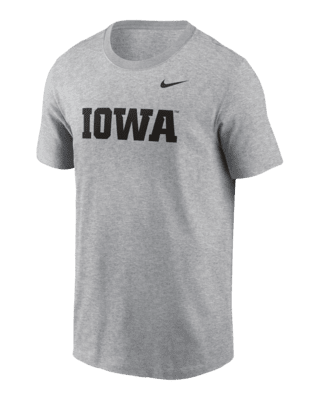 Мужская футболка Iowa Hawkeyes Primetime Wordmark Nike College