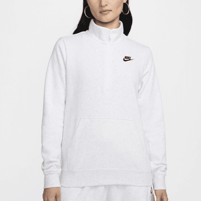 Sudadera de medio cierre para mujer Nike Sportswear Club Fleece