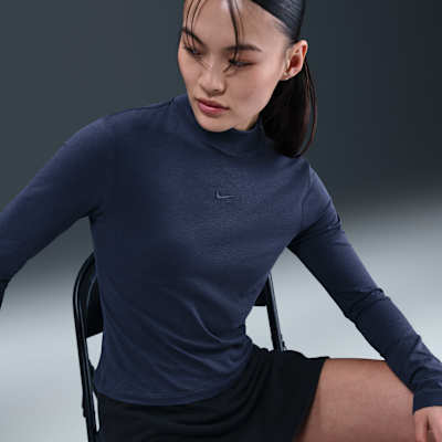 Nike Sportswear Chill Knit Women's Slim Long-Sleeve Mock-Neck T-Shirt