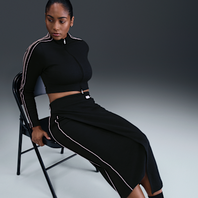 Naomi Osaka Women's High-Waisted Ribbed Maxi Skirt