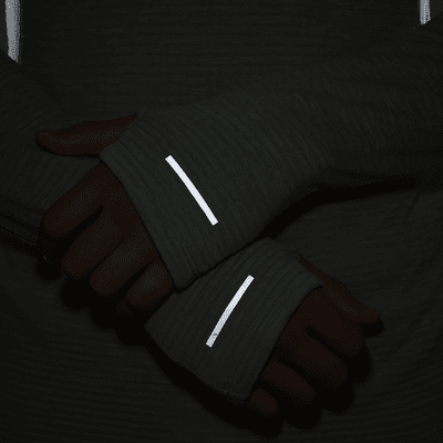 Playera de correr Therma-FIT Repel de medio cierre para hombre Nike Element