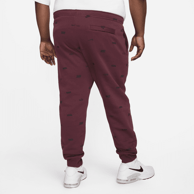 Nike Club Fleece Men's Brushed-Back Allover Print Joggers