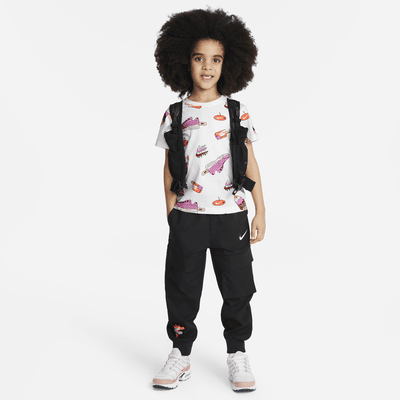 Playera con estampado Sole Food para niños de preescolar Nike