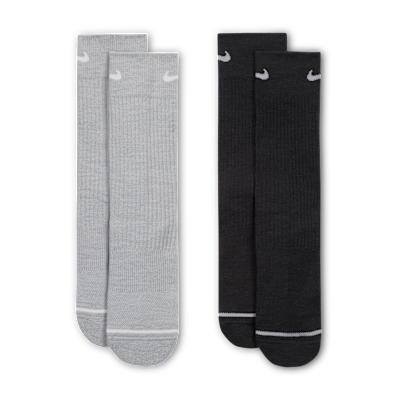 Nike Everyday Wool Cushioned Crew Socks (2 Pairs)