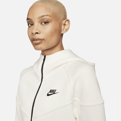 Nike Sportswear Tech Fleece Windrunner Tam Boy Fermuarlı Kadın Kapüşonlu Üst