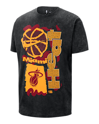 Мужская футболка Miami Heat Courtside Nike NBA Max90