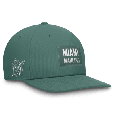 Miami Marlins Bicoastal Pro Men's Nike Dri-FIT MLB Adjustable Hat