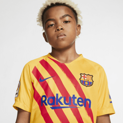 Maillot Enfant Lewandowski Barcelone #9 Extérieur 2023/2024 – Ensemble Maillot + Short Football Officiel 4-13 Ans