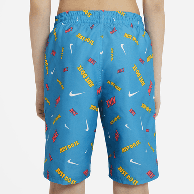 nike logofetti swim trunks