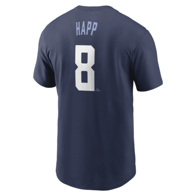 Playera Nike de la MLB para hombre Ian Happ Chicago Cubs City Connect Fuse