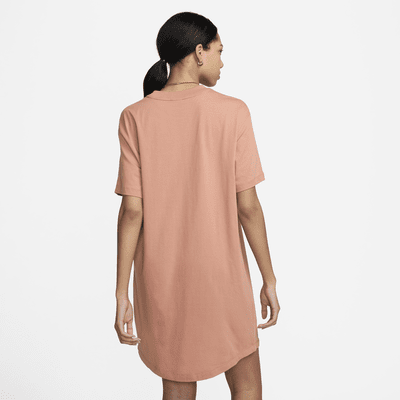 Vestido tipo playera oversized para mujer Nike Sportswear Chill Knit