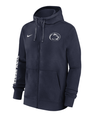 Мужское худи Penn State Nittany Lions Sideline Team Issue Nike College Full-Zip Hoodie