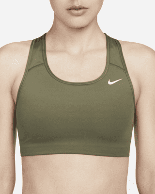 tan nike sports bra