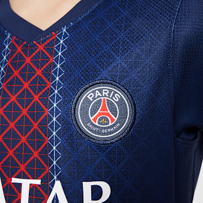 Primera equipación Stadium París Saint-Germain 2025/26 Equipación de tres piezas Replica Nike Football - Niño/a pequeño/a