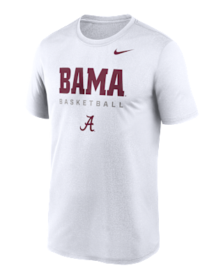 Мужская футболка Alabama Courtside Basketball Legend Nike Dri-FIT College для баскетбола