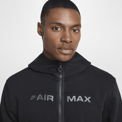 Nike Sportswear Air Max Fleecehoodie met rits voor heren