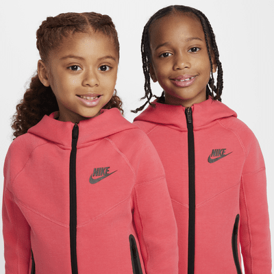 Conjunto de 2 piezas de cierre completo Tech Fleece para preescolar Nike Sportswear