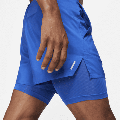 Shorts de running 2 en 1 de 13 cm para hombre Nike Flex Stride