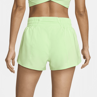 Shorts con forro de ropa interior Dri-FIT de tiro medio de 8 cm para mujer Nike One