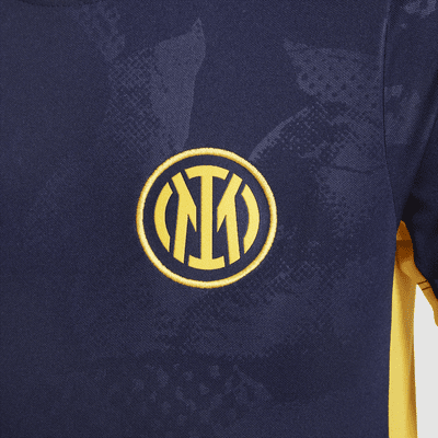 Tercera equipació Academy Pro Inter de Milà Part superior de futbol per a abans del partit Nike Dri-FIT - Nen/a