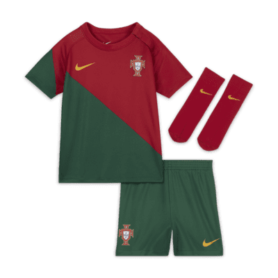 Portugal 2022/23 Thuis Voetbaltenue voor baby's/peuters. Nike BE