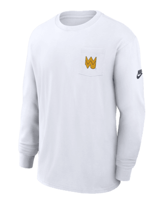 Мужская футболка West Virginia Mountaineers Legacy Max90 Pocket Nike College Long-Sleeve