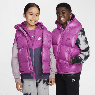 Nike Sportswear Heavyweight Synthetic Fill EasyOn Big Kids' Therma-FIT Repel Loose Hooded Vest