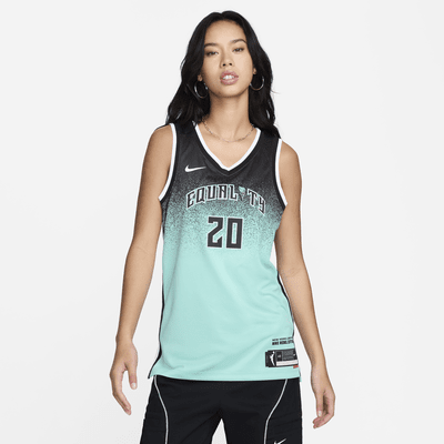 Jersey Nike Dri-FIT de la WNBA Victory Sabrina Ionescu New York Liberty 2023