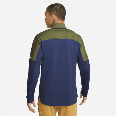 Playera de trail running con medio cierre para hombre Nike Dri-FIT Trail Element
