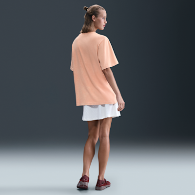 Playera de básquetbol de manga corta holgada para mujer Nike