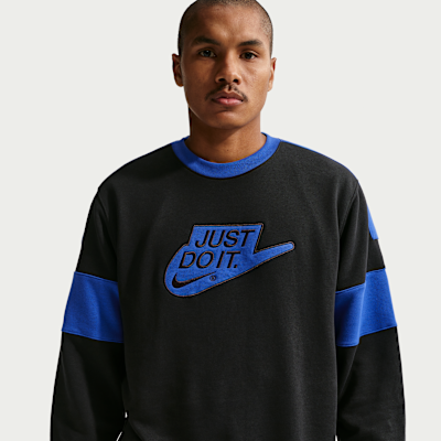 Nike Sportswear Club Men's French-Terry Crew-Neck Sweatshirt