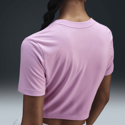 Playera slim cropped para mujer Nike Sportswear Essential