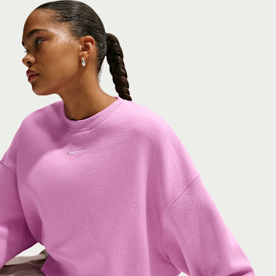 Sudadera sin cierre de cuello redondo extra oversized para mujer Nike Sportswear Phoenix Fleece