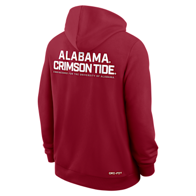Alabama Sideline Men's Nike Dri-FIT College Full-Zip Hoodie