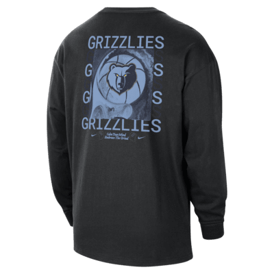 Memphis Grizzlies Courtside Playera de manga larga Nike de la NBA Max90 para hombre