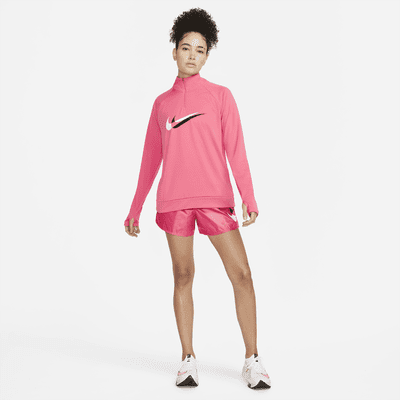 Capa intermedia de running con cierre de 1/4 para mujer Nike Dri-FIT Swoosh Run