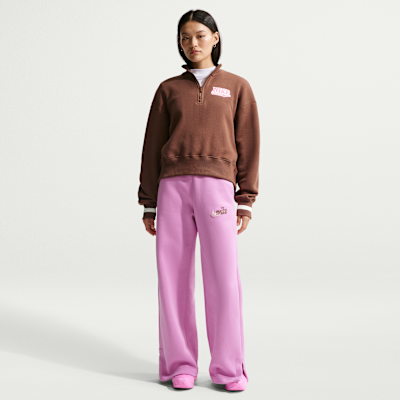 Nike Sportswear Women's Oversized 1/4-Zip Fleece Top