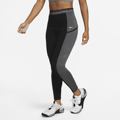 Nike Pro Women's High-Waisted 7/8 Training Leggings with Pockets