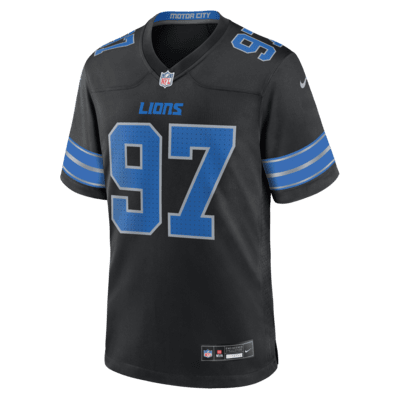 Jersey de fútbol americano Nike de la NFL Game para hombre Aidan Hutchinson Detroit Lions