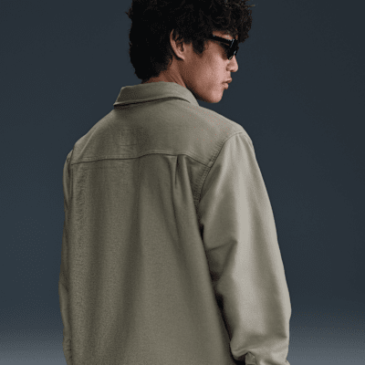 ナイキ ライフ メンズ ロングスリーブ シャモア フィールド シャツ