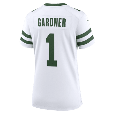 22A 1 Sauce Gardner 2 Zach Garrett Wilson Football Jersey Jetes