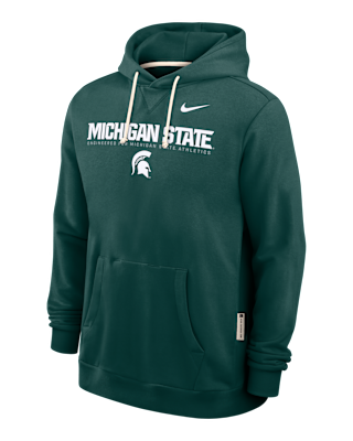 Мужское худи Michigan State Sideline Nike Dri-FIT College Pullover Hoodie