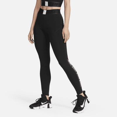 Nike Women's Nike Sportswear High-waisted Club Swoosh Leggings,  Black/(White), XX-Large : Amazon.in: Clothing & Accessories