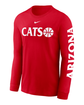 Мужская футболка Arizona Wildcats Basketball Icon Nike College Long-Sleeve для баскетбола