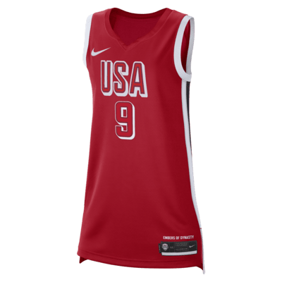 Jersey de básquetbol Nike Dri-FIT unisex A'ja Wilson Team USA USAB Limited Road