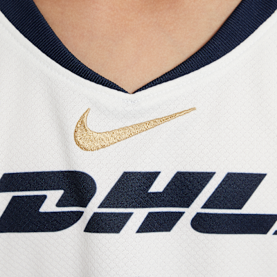 Kit de 3 piezas de fútbol Nike Replica para niños talla pequeña Pumas UNAM 2025/26 Stadium Home